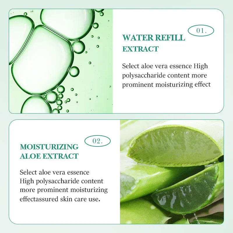 Aloe Vera Facial Cleansing Soap for Deep Cleansing, Hydrating and Oil Control