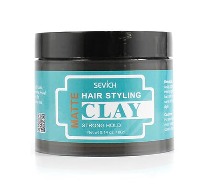 Matte Hair Clay for Men – Strong Hold, Natural Finish & Easy Wash (80g)