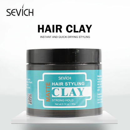 Matte Hair Clay for Men – Strong Hold, Natural Finish & Easy Wash (80g)