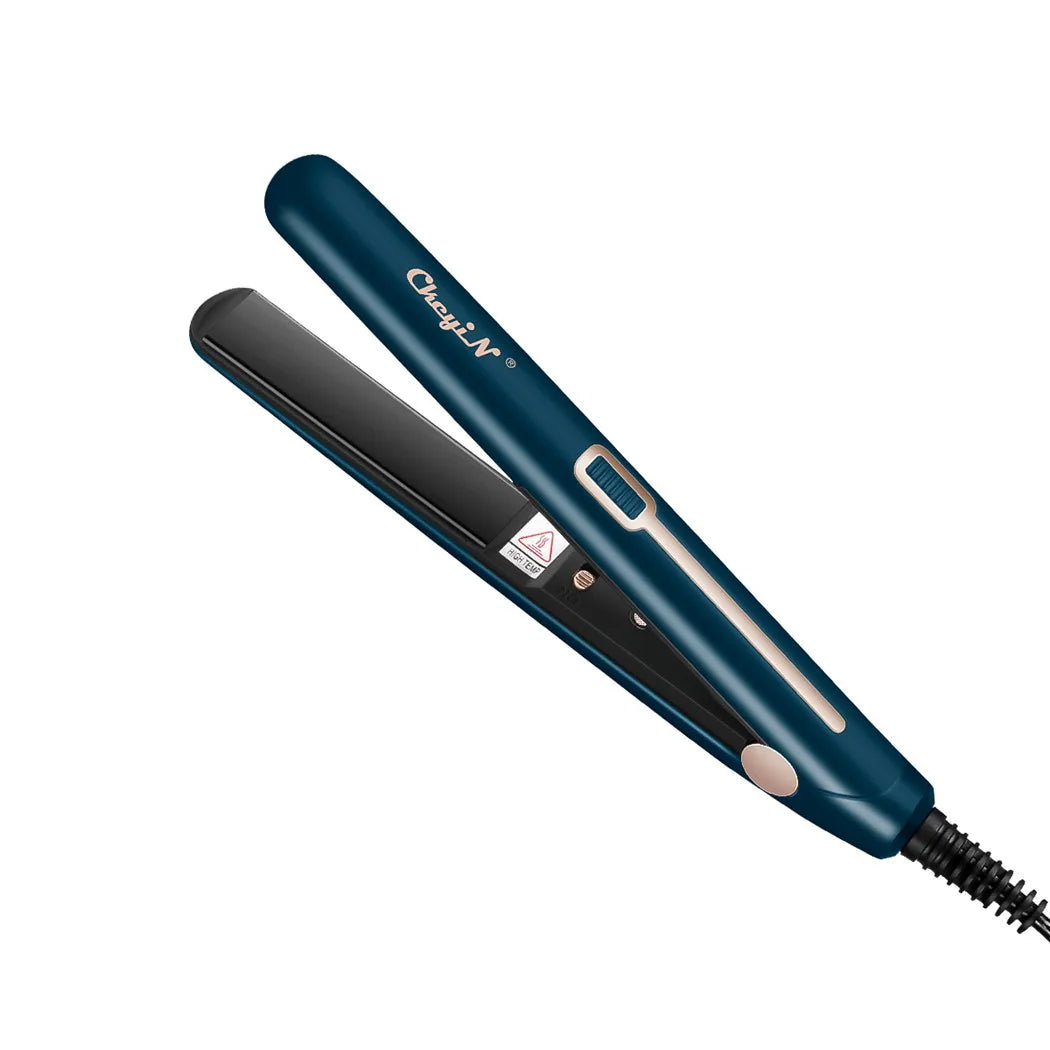 Mini Dual-Use Hair Straightener and Curler for Travel Styling with Constant Heat Control
