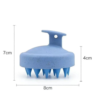 Silicone Scalp Massage Brush for Deep Hair Cleansing and Relaxing Shower Care