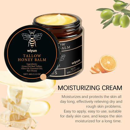 Tallow Honey Deep Hydration Cream for Firming, Brightening and Skin Repair