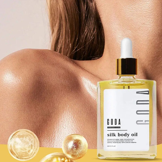 GODA Silk Protein Body Oil for Radiant Skin and Deep Hydration