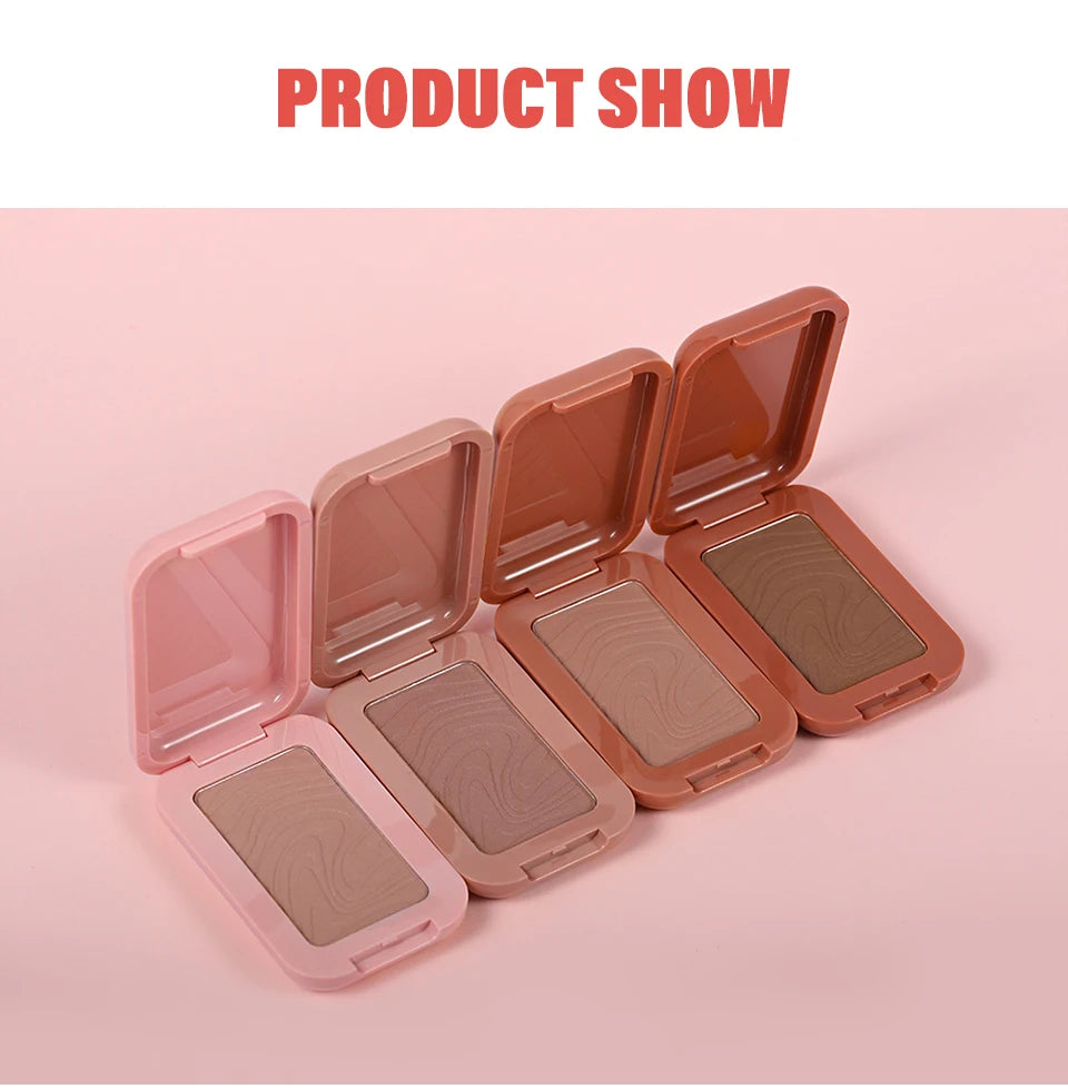 12-Hour Vegan Powder Blush & Bronzer – Soft Matte Face Palette