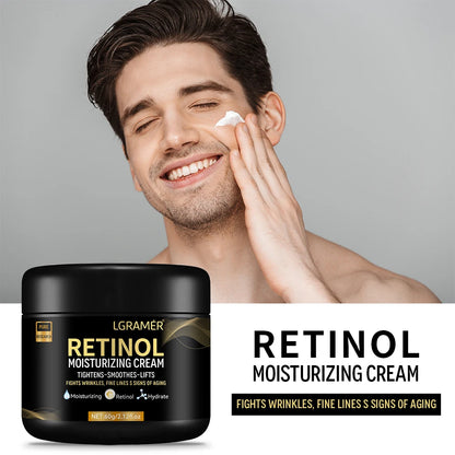 Men’s Retinol Face Cream for Wrinkles, Pore Refining and Deep Moisturizing