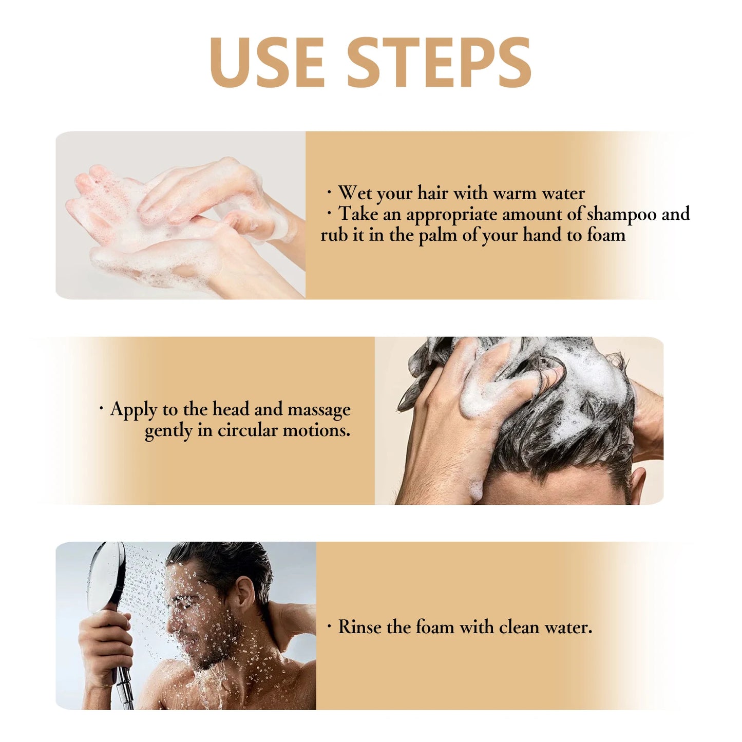 Men’s Hair Growth Shampoo for Thinning Hair with Root Activating Formula