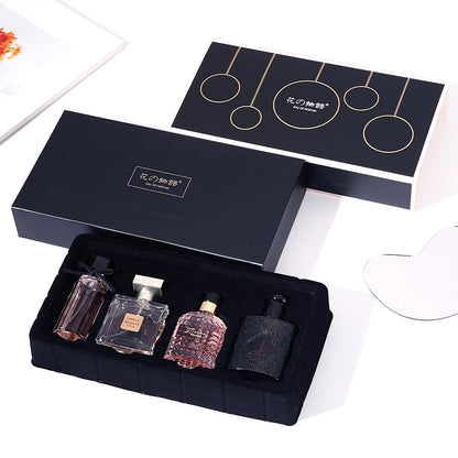 Luxury Floral Perfume Gift Set for Women (4-Piece Collection)