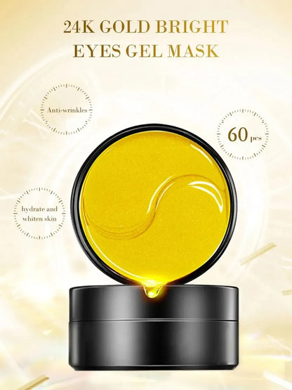 Golden Collagen Moisturizing Eye Masks for Hydration and Eye Care