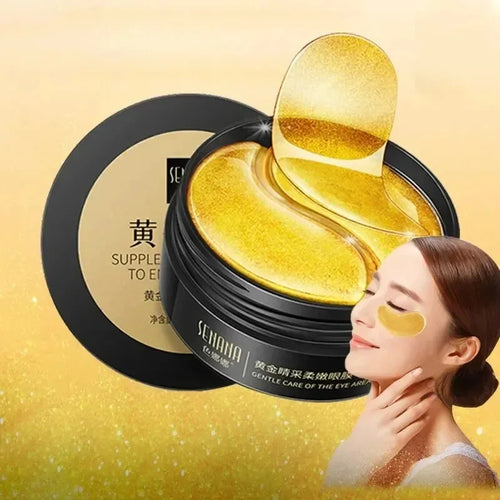 Golden Collagen Moisturizing Eye Masks for Hydration and Eye Care