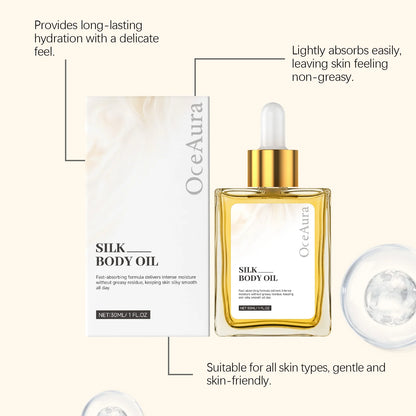 Silk Protein Body Oil for Radiant Skin & Deep Hydration