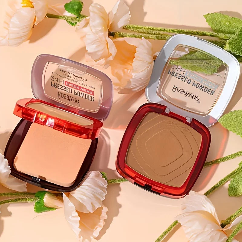 Matte Pressed Powder Foundation for Full Coverage & Oil Control