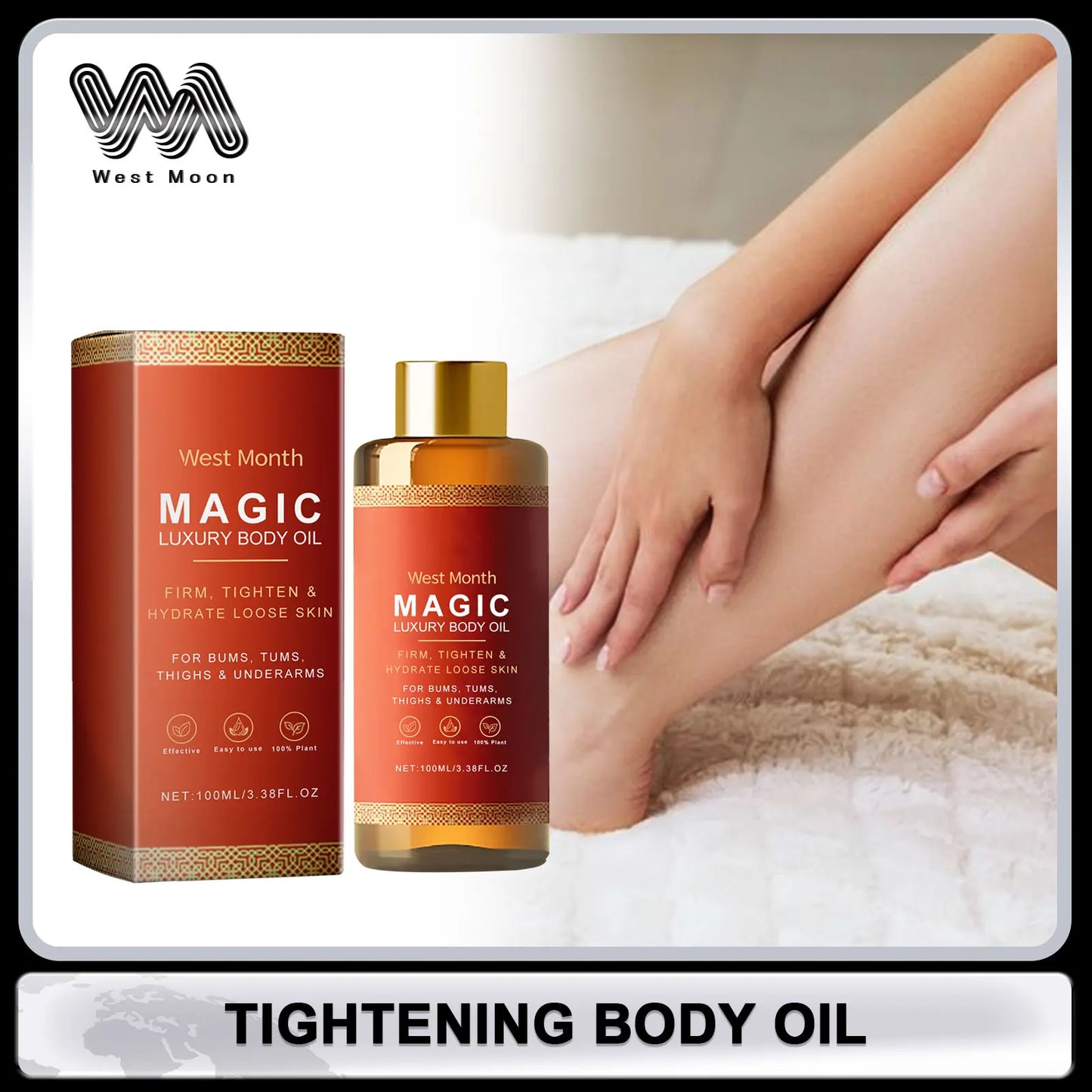 Firming & Tightening Body Oil for Smooth, Lifted and Radiant Skin