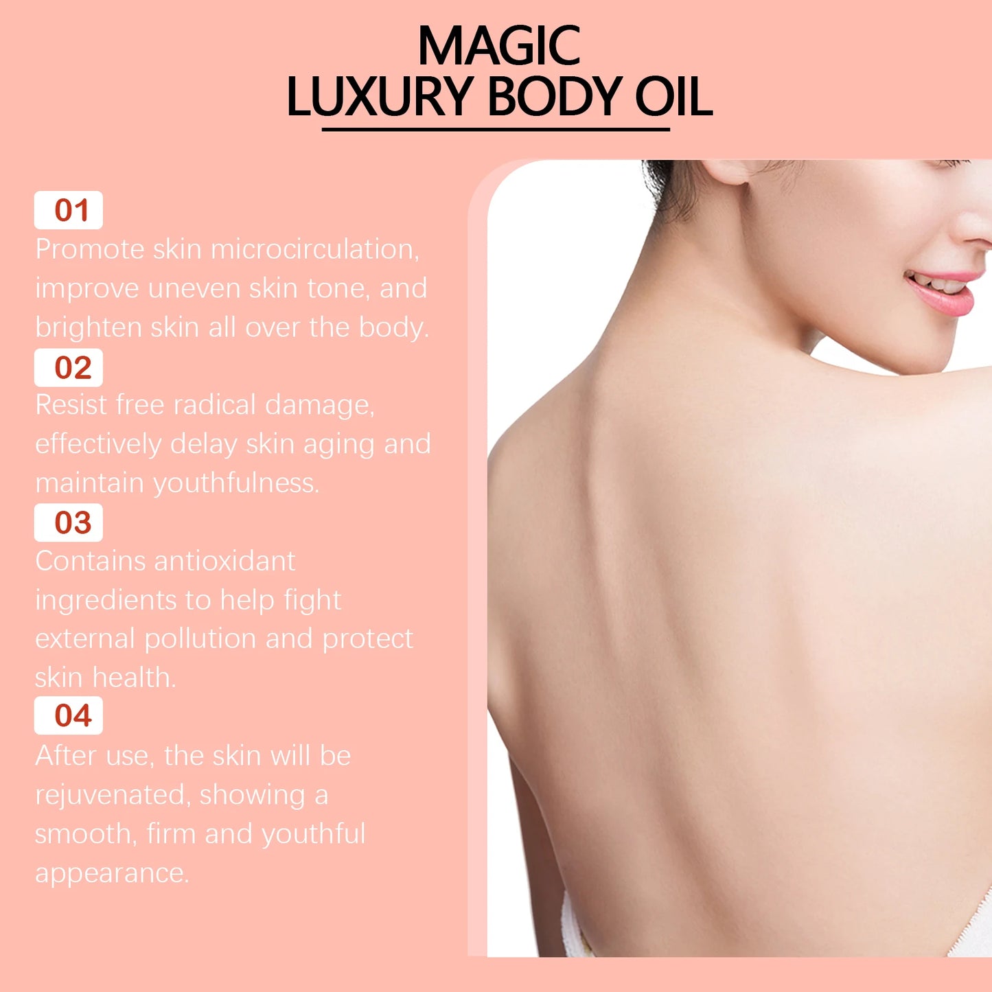 Firming & Tightening Body Oil for Smooth, Lifted and Radiant Skin