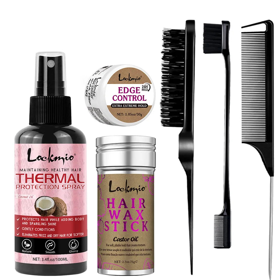 Thermal Heat Protection Spray for Hair Styling and UV Defense