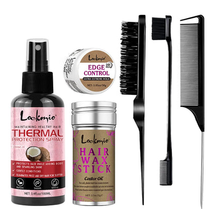 Thermal Heat Protection Spray for Hair Styling and UV Defense