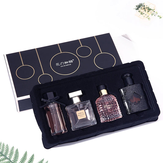 Luxury Floral Perfume Gift Set for Women (4-Piece Collection)