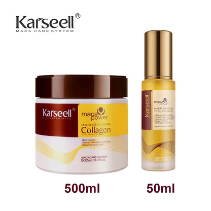 Karseell Collagen Hair Repair Mask and Argan Oil Treatment Set