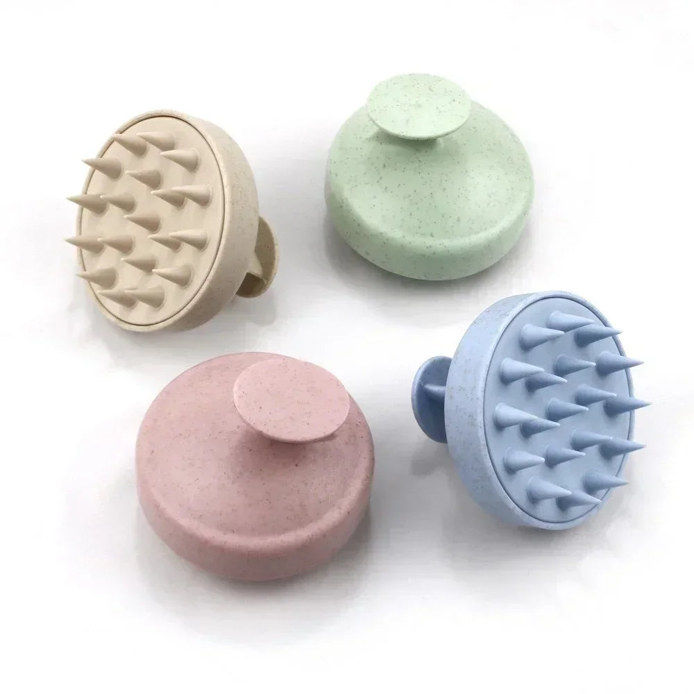Silicone Scalp Massage Brush for Deep Hair Cleansing and Relaxing Shower Care