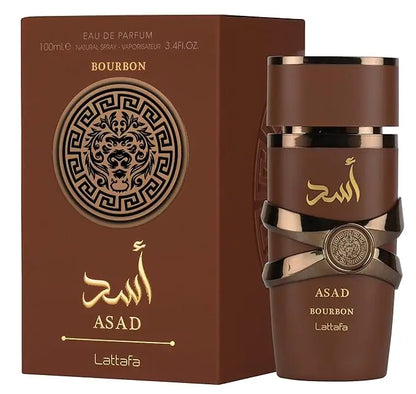 Lattafa Asad Bourbon Eau de Parfum – Warm Vanilla & Cacao Arabian Fragrance