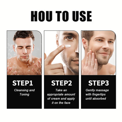 Men’s Retinol Face Cream for Wrinkles, Pore Refining and Deep Moisturizing