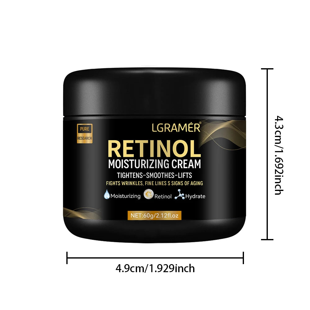 Men’s Retinol Face Cream for Wrinkles, Pore Refining and Deep Moisturizing