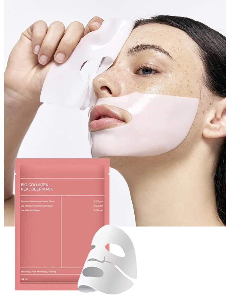 Bio Collagen Overnight Hydrating Face Mask for Pore Refining and Skin Brightening