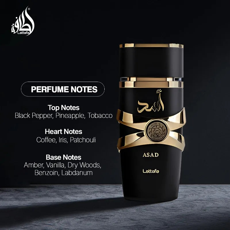 Lattafa Asad Eau de Parfum – Bold Oriental Vanilla Oud Fragrance