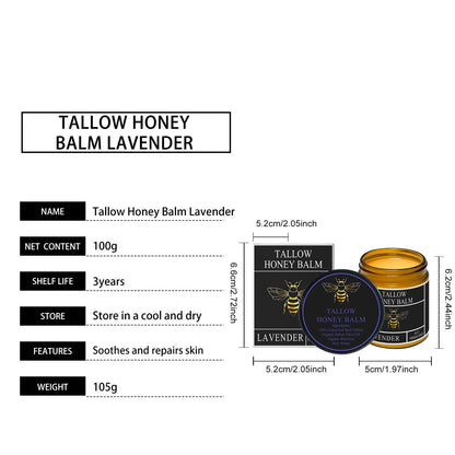 Tallow Honey Deep Hydration Cream for Firming, Brightening and Skin Repair