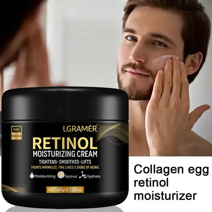 Men’s Retinol Face Cream for Wrinkles, Pore Refining and Deep Moisturizing
