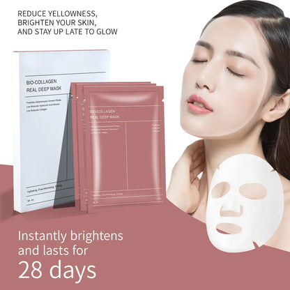 Bio Collagen Overnight Hydrating Face Mask for Pore Refining and Skin Brightening