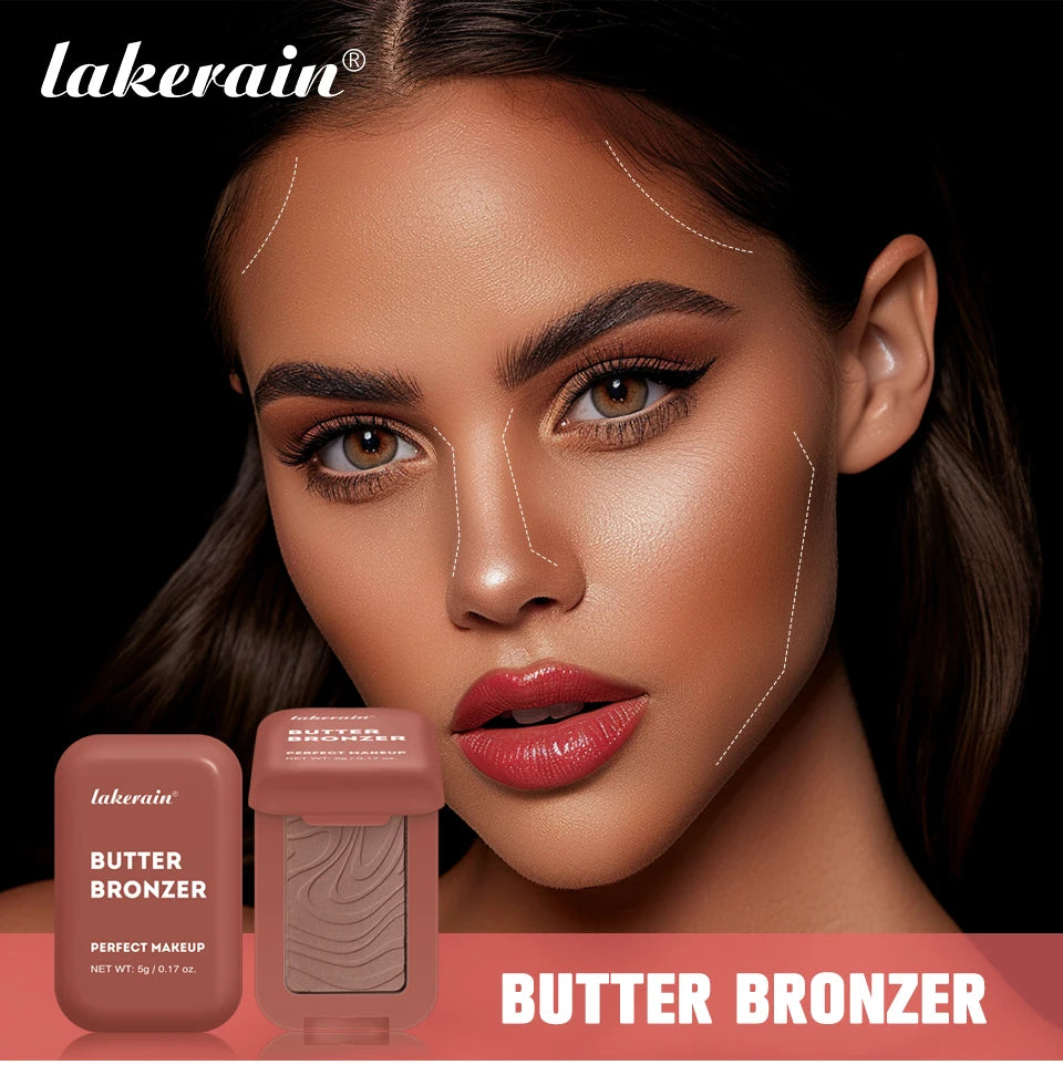 12-Hour Vegan Powder Blush & Bronzer – Soft Matte Face Palette