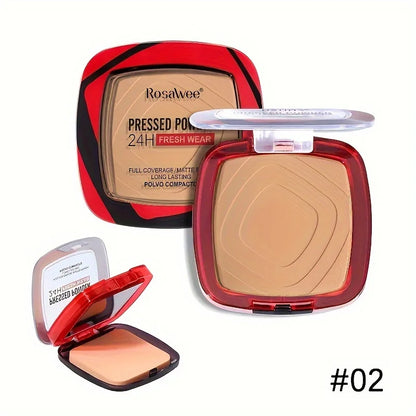 Matte Pressed Powder Foundation for Full Coverage & Oil Control