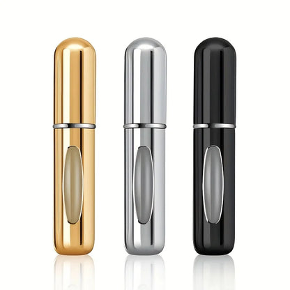 Portable Refillable Perfume Atomizer with Aluminum Case for Travel and Daily Use