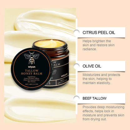 Tallow Honey Deep Hydration Cream for Firming, Brightening and Skin Repair