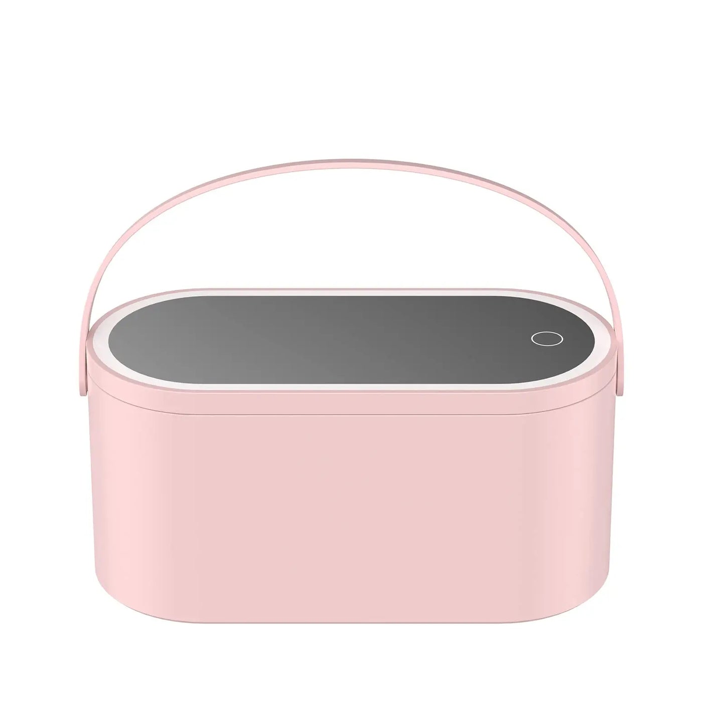 Portable LED Makeup Mirror with 3-color Touch Light & Storage Box