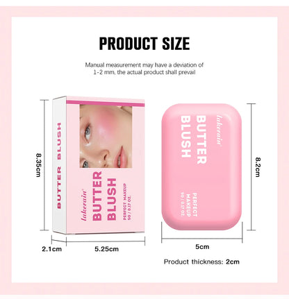 12-Hour Vegan Powder Blush & Bronzer – Soft Matte Face Palette