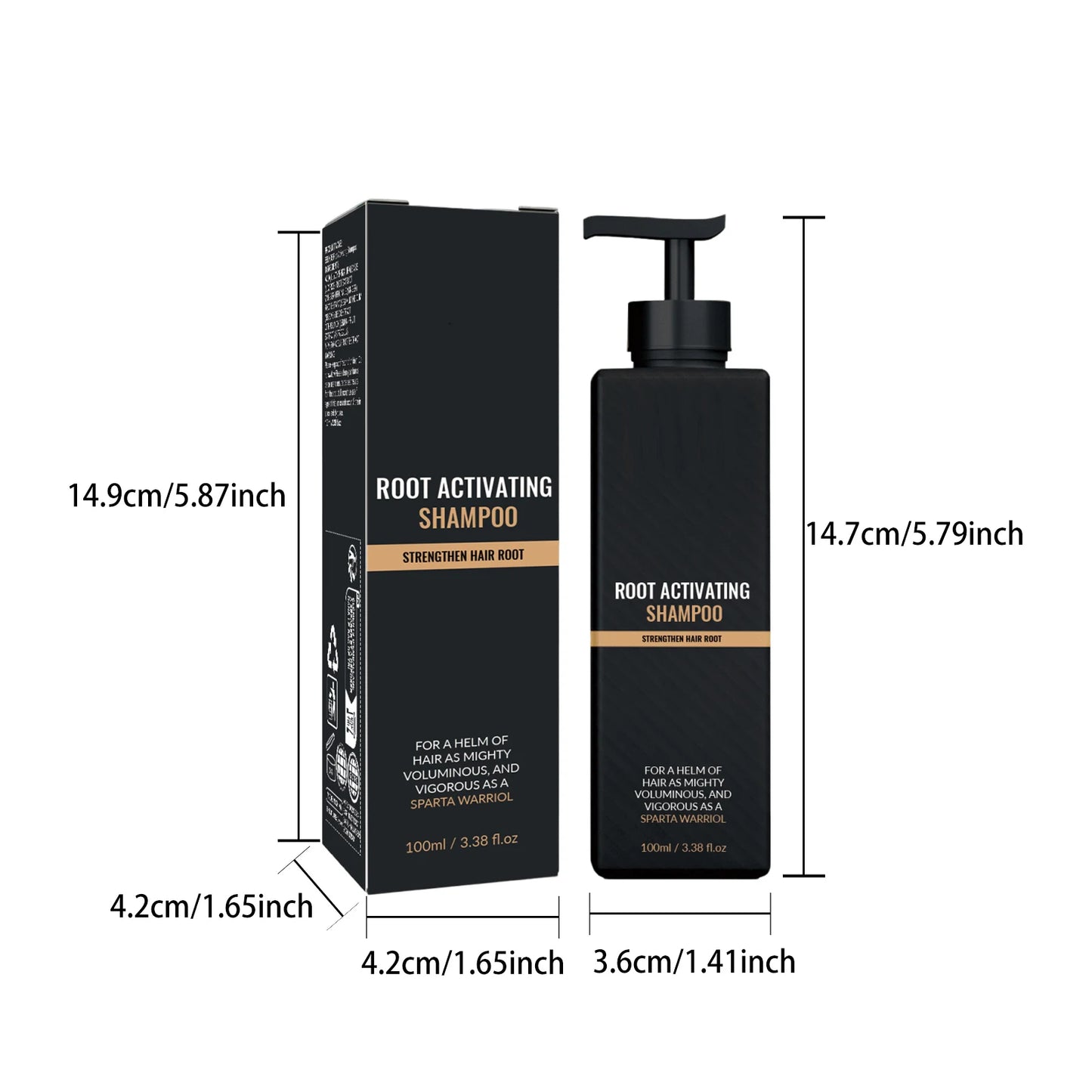 Men’s Hair Growth Shampoo for Thinning Hair with Root Activating Formula