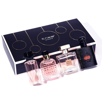 Luxury Floral Perfume Gift Set for Women (4-Piece Collection)