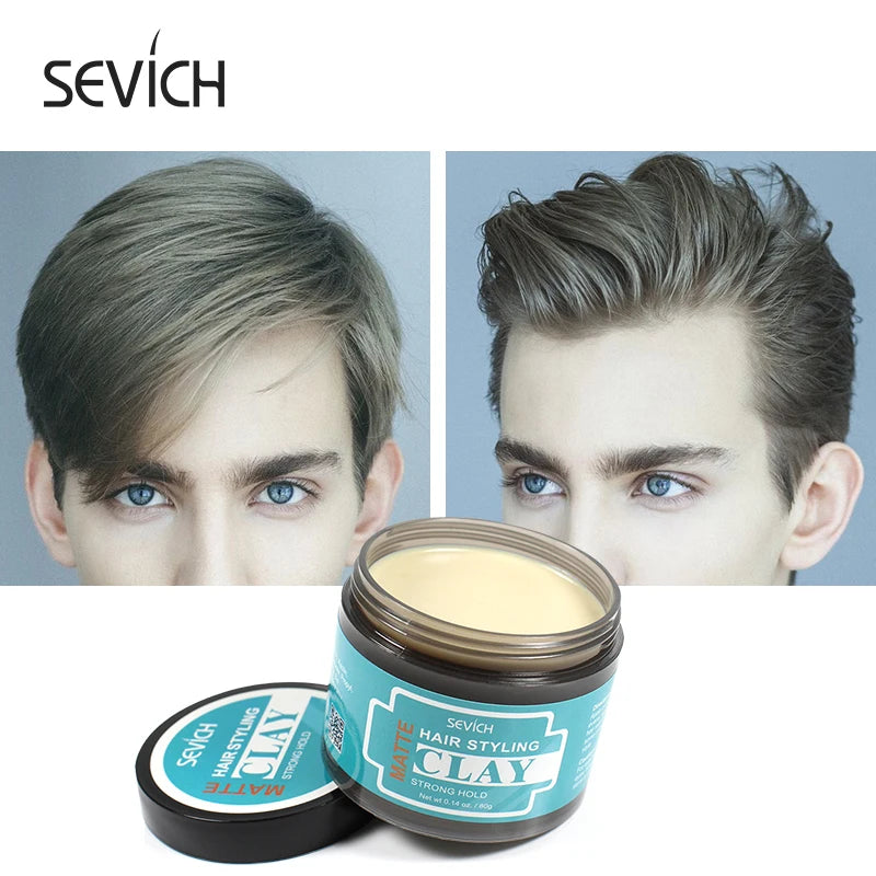 Matte Hair Clay for Men – Strong Hold, Natural Finish & Easy Wash (80g)