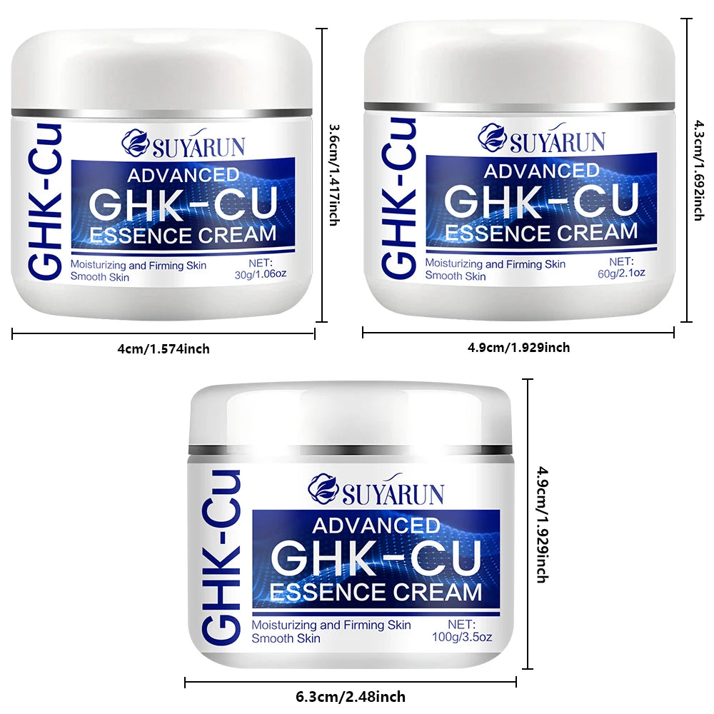 GHK-Cu Copper Peptide Anti-Aging Face Cream for Firming, Hydration and Skin Renewal