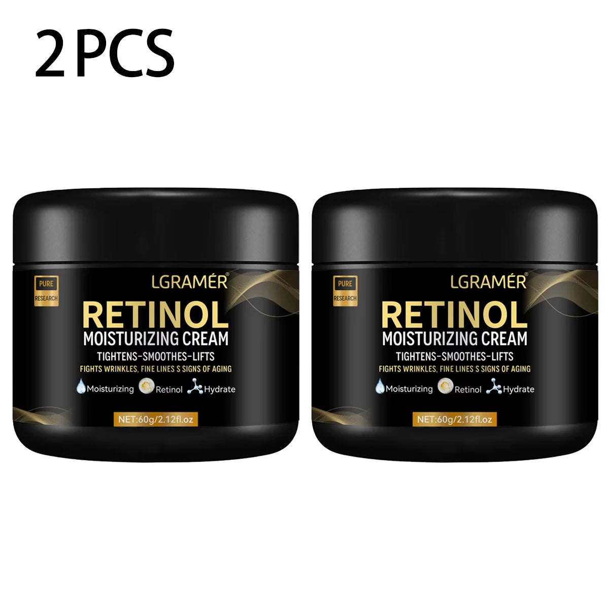 Men’s Retinol Face Cream for Wrinkles, Pore Refining and Deep Moisturizing