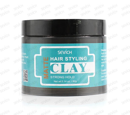 Matte Hair Clay for Men – Strong Hold, Natural Finish & Easy Wash (80g)