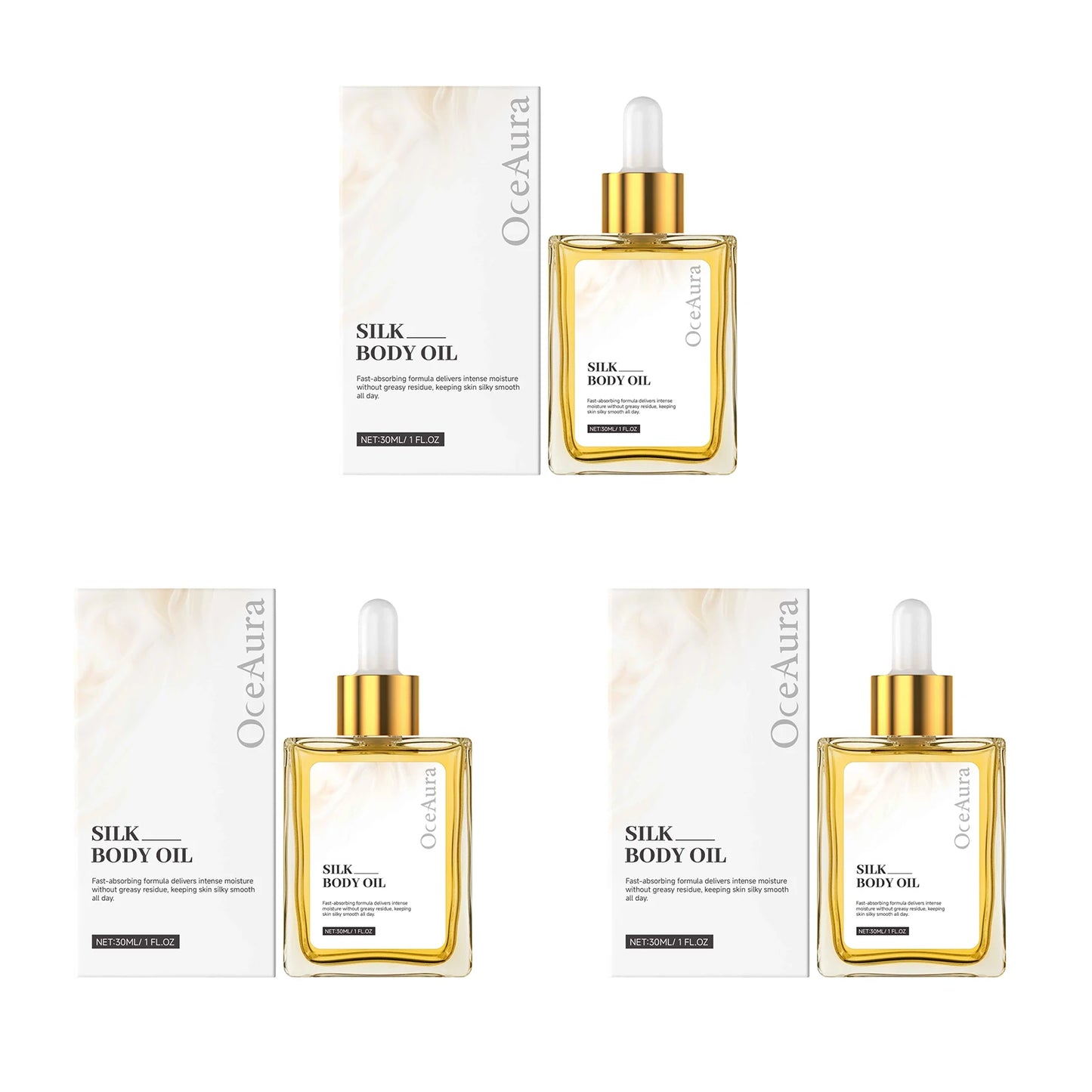 Silk Protein Body Oil for Radiant Skin & Deep Hydration