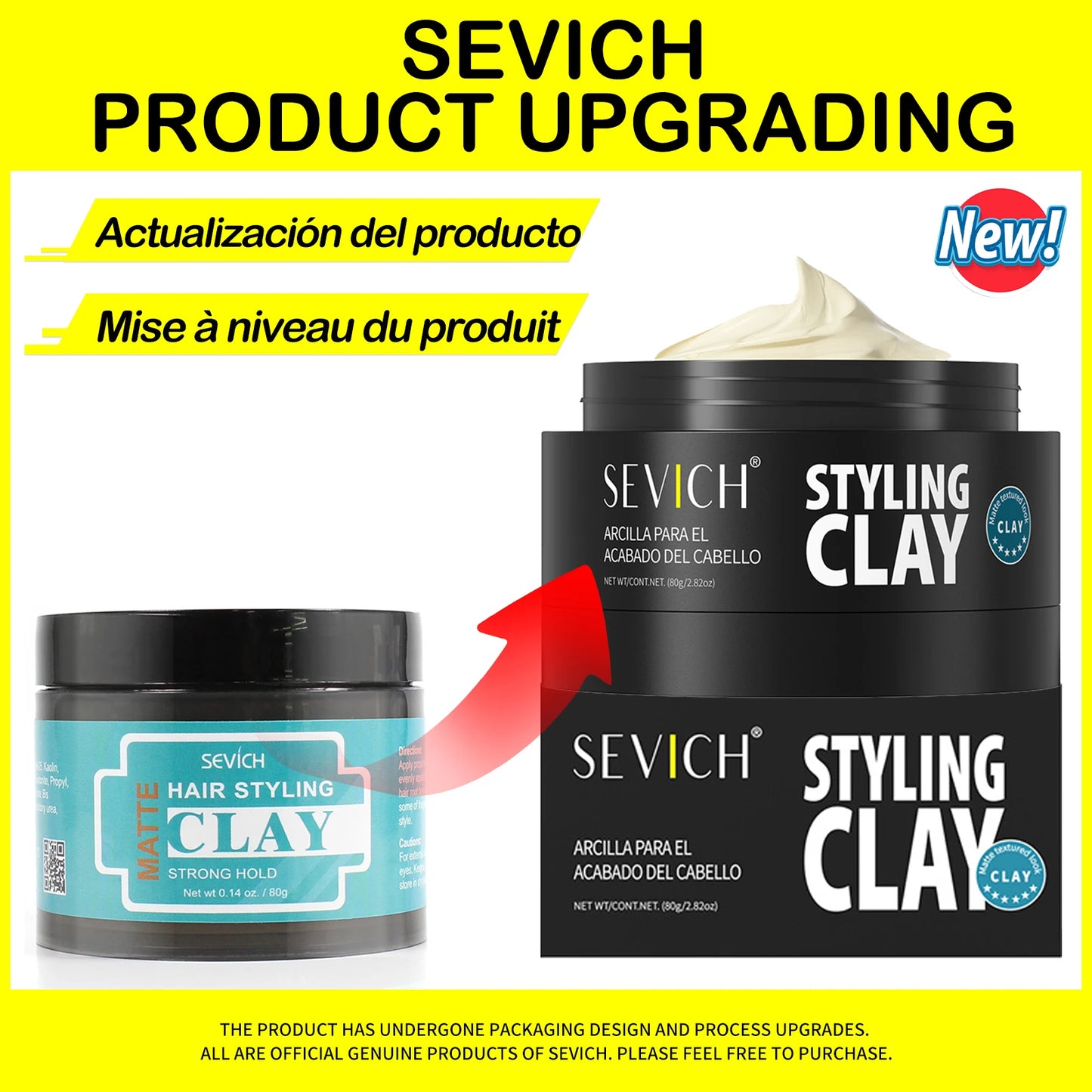 Matte Hair Clay for Men – Strong Hold, Natural Finish & Easy Wash (80g)