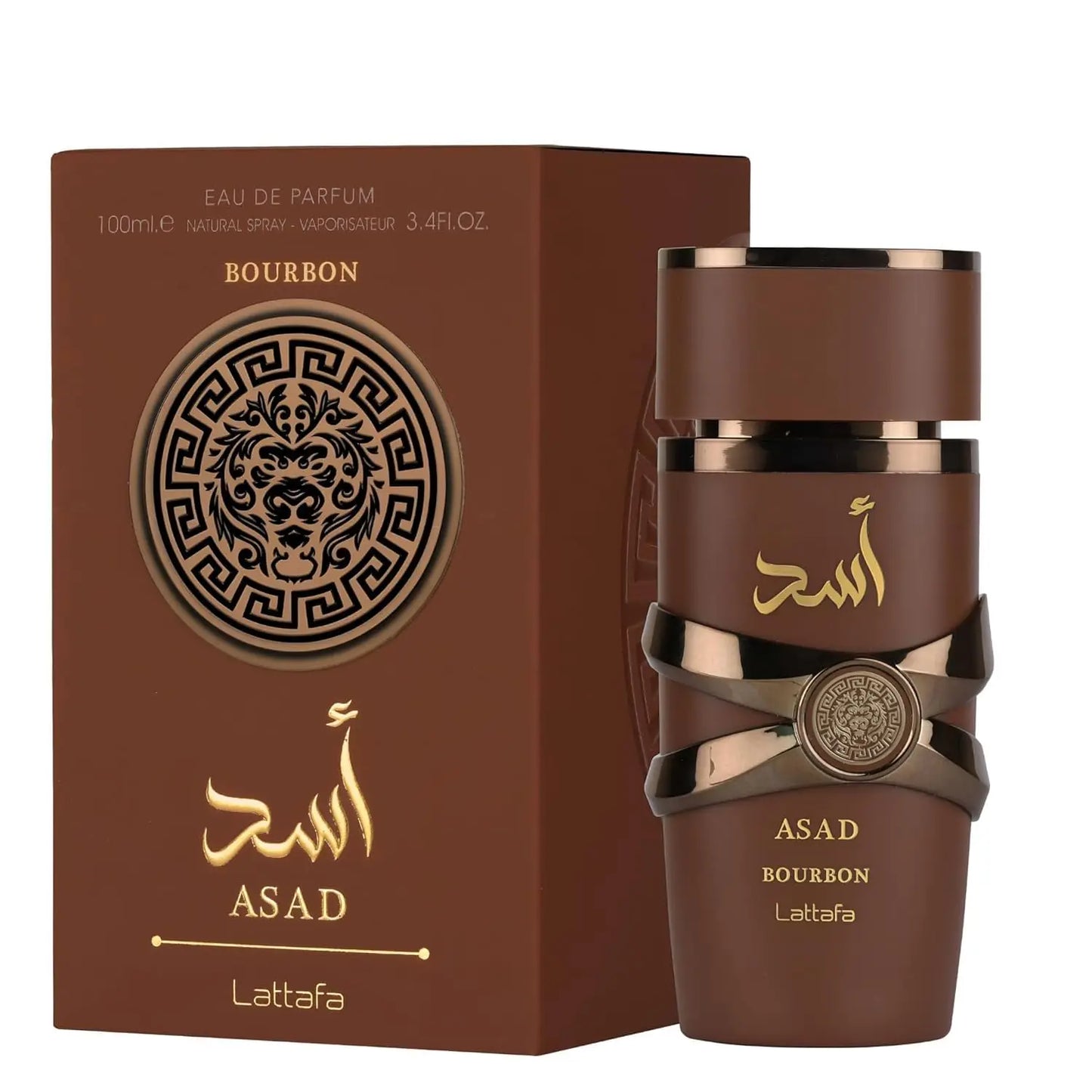 Lattafa Asad Bourbon Eau de Parfum – Warm Vanilla & Cacao Arabian Fragrance