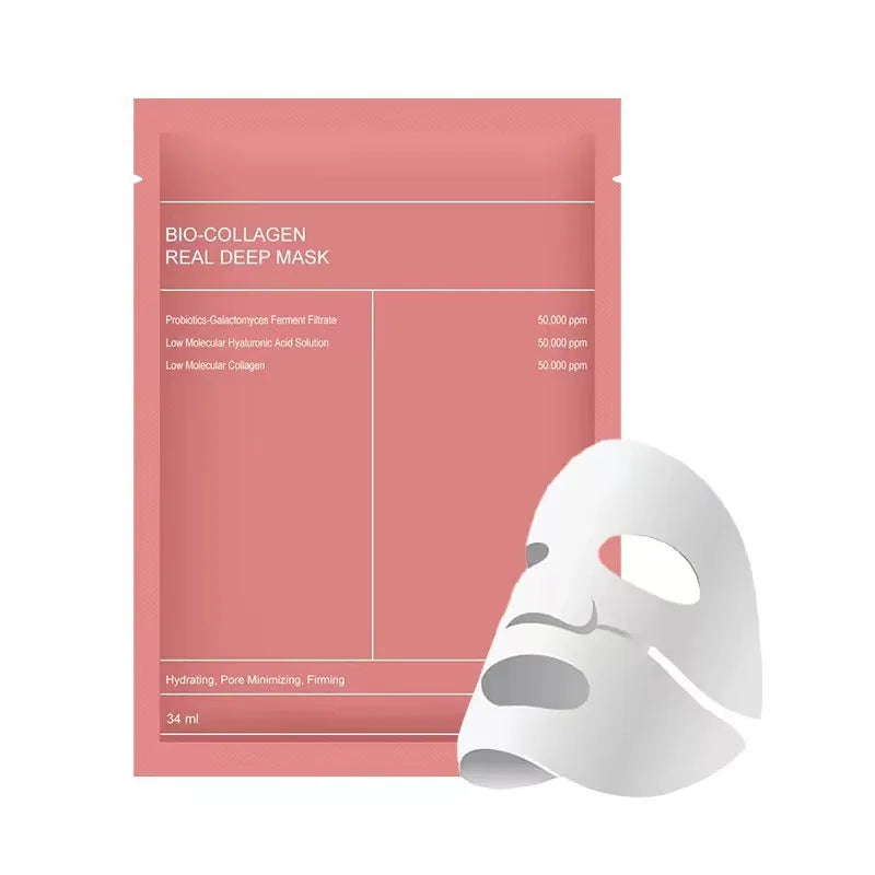 Bio Collagen Overnight Hydrating Face Mask for Pore Refining and Skin Brightening