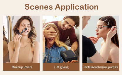 Professional Makeup Brush Set for Face and Eye Makeup with Gift Box