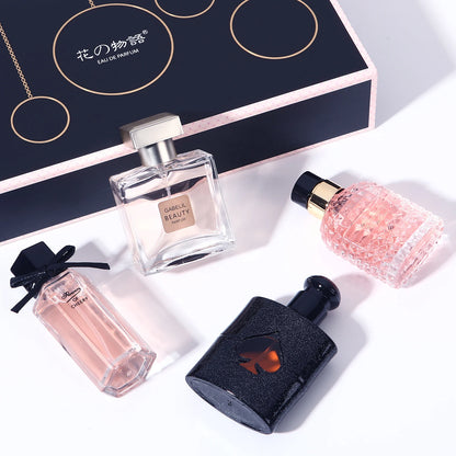 Luxury Floral Perfume Gift Set for Women (4-Piece Collection)