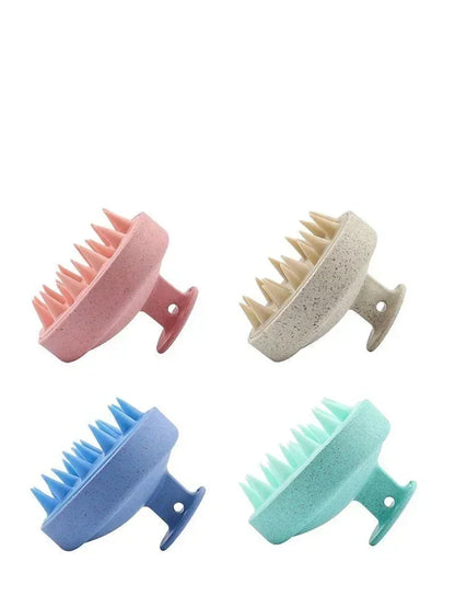 Silicone Scalp Massage Brush for Deep Hair Cleansing and Relaxing Shower Care