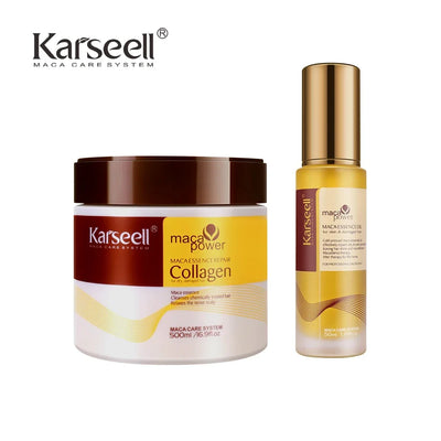 Karseell Collagen Hair Repair Mask and Argan Oil Treatment Set